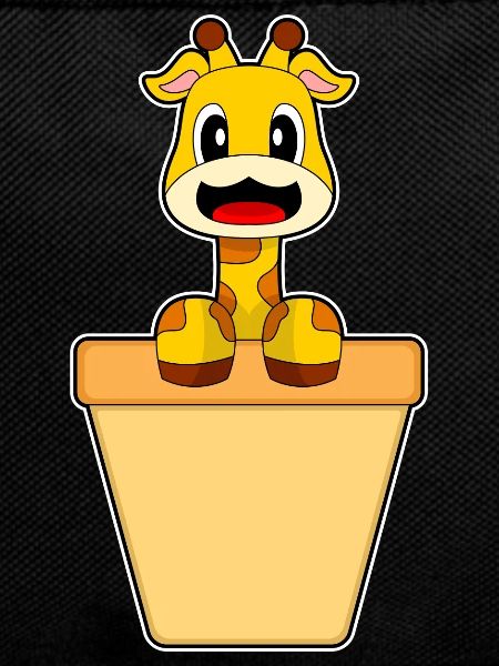 Giraffe Cream Cone