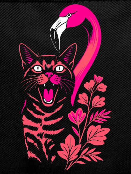 Tropical Cat & Flamingo - Summer 2025