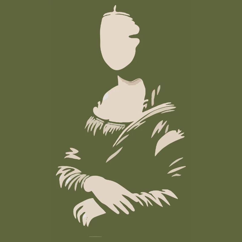 Mona Lisa (La Joconde) blank