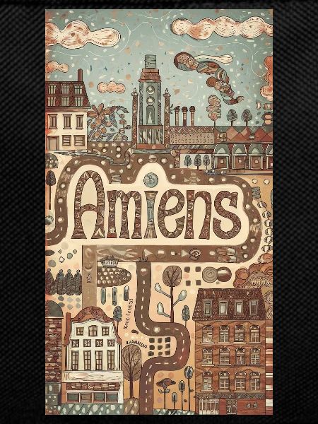 Amiens Cityscape Whimsy