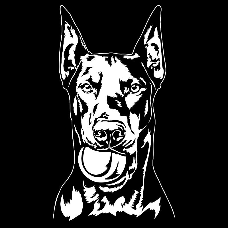 Dobermann Ball Balljunkie Hunde Wilsigns