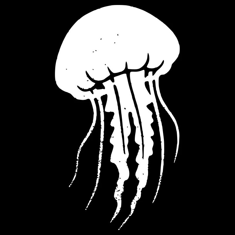 Jellyfish Jellyfish Ocean Vintage Vector