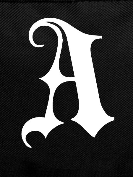 Gotische Monogramm Ein Schrift