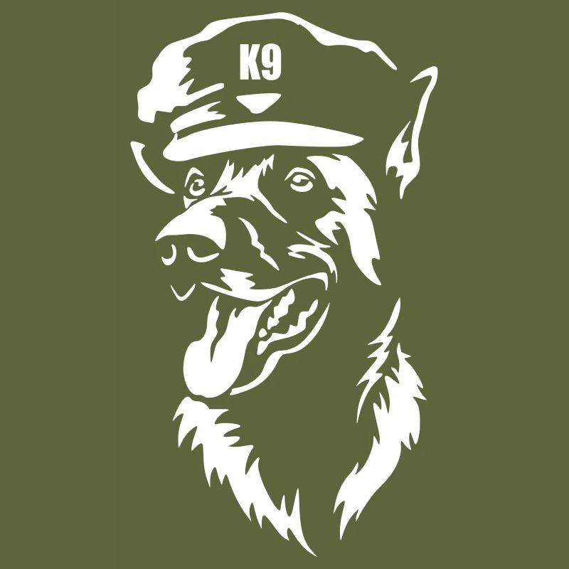 Malinois Head "Black Edition"
