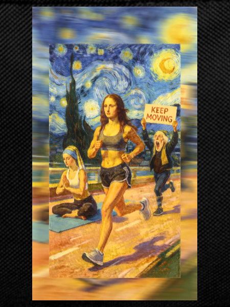 Running, Art, Fitness – Mashup Parody