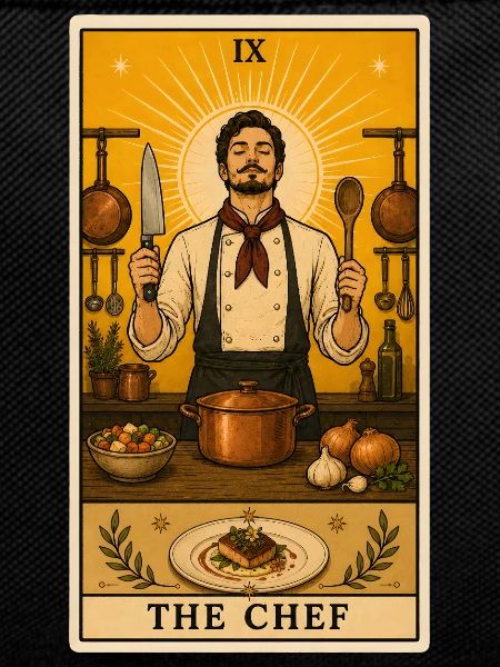 Cook | Kitchen Cooking Gastronomy Tarot
