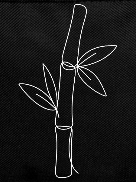 Bamboo Silhouette Mono Print