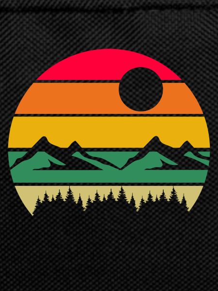 Hikers Mountaineer Retro Nature