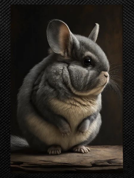 Chinchilla Realistic Animal