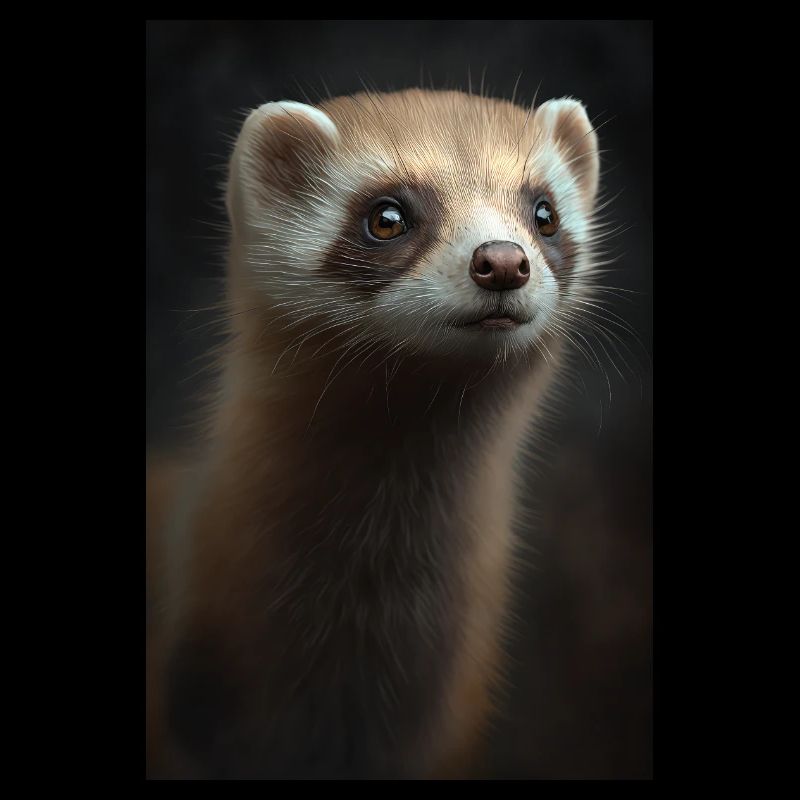Frettchen Süß Portrait