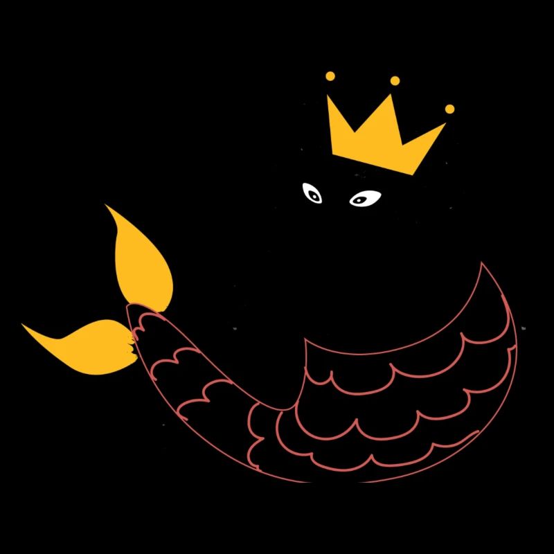 Cadeau de chat de sirène chat suricate