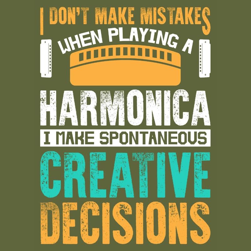 I Don't Make Mistakes When Playing Harmonica