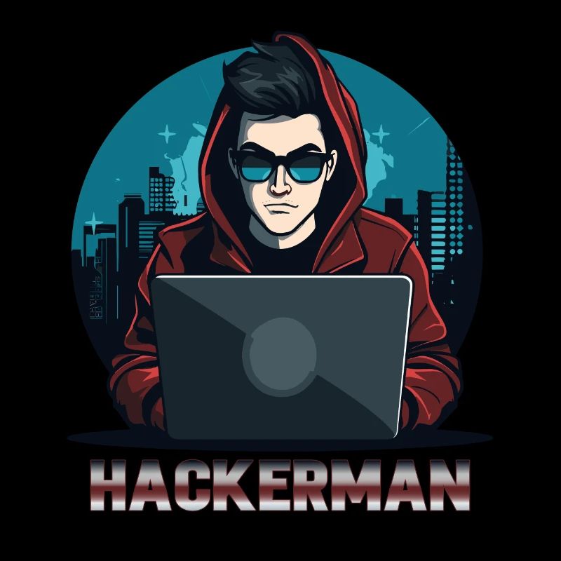 Cool Hacker Coding IT Specialist Hackerman