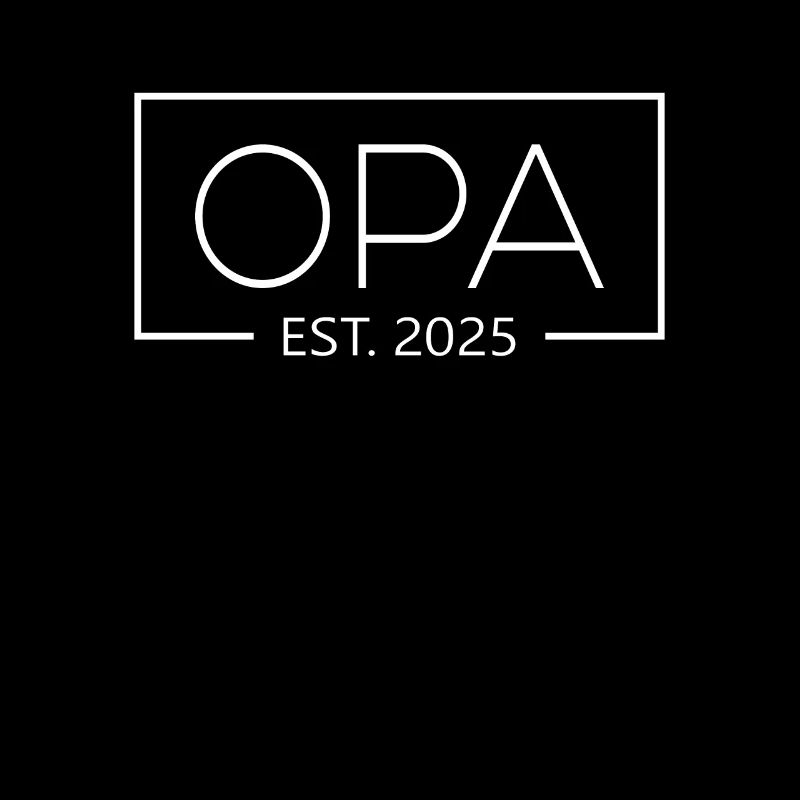 Opa est. 2025 Großvater 2025 Werdender Opa 2025