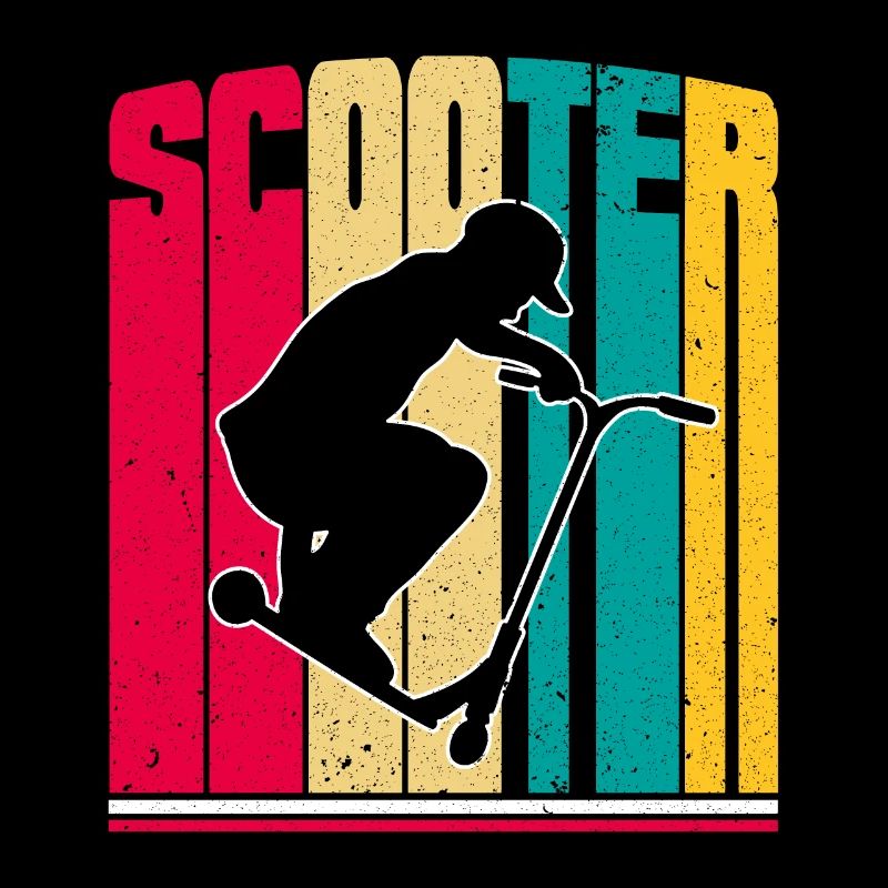 Vintage Retro Stuntscooter Stunt Roller