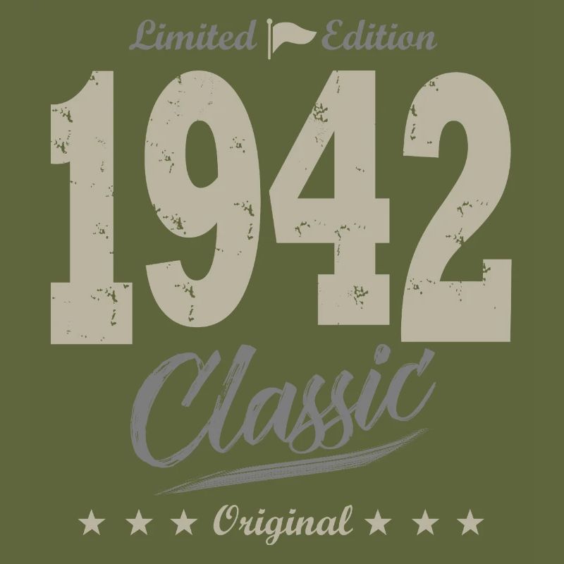 LIMITED EDITION 1942 anniversary gift 80 years