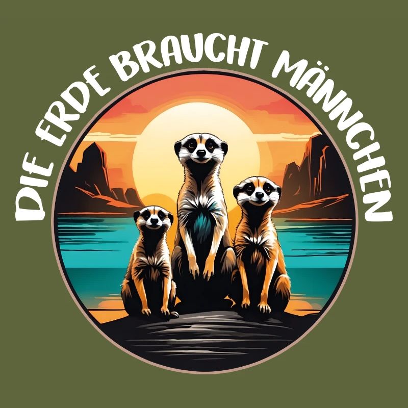 Coole Erdmännchen lustiger Erdmännchenspruch