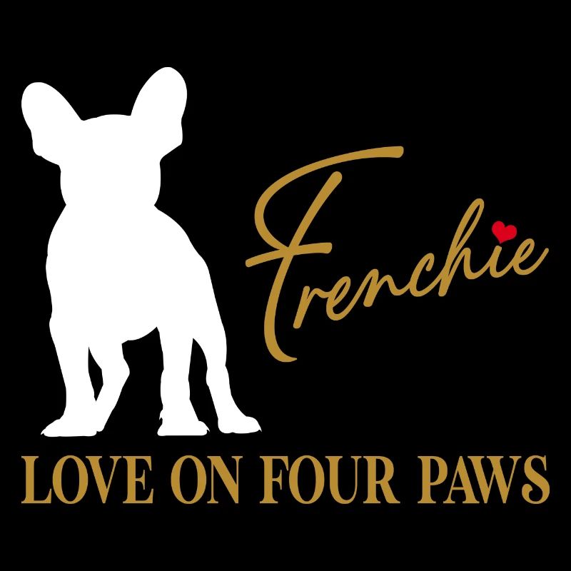 Frenchie love on four paws