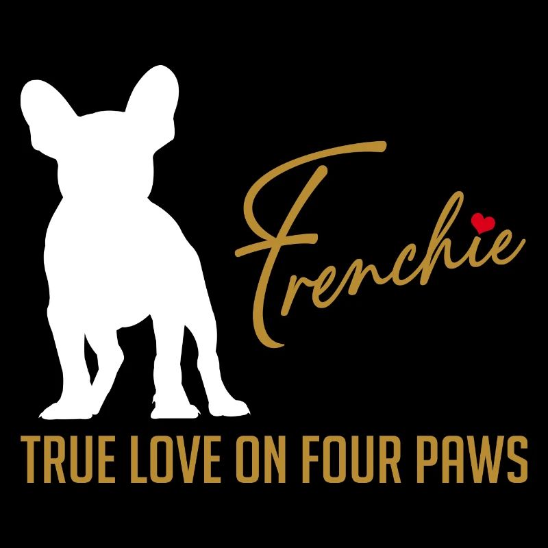 Frenchie love on four paws