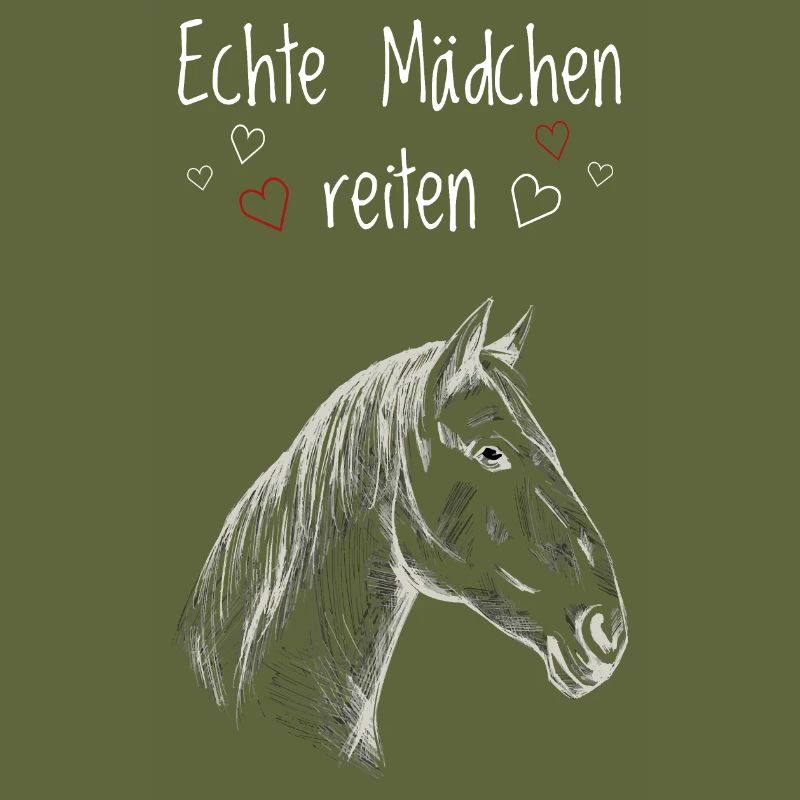Echte Mädchen reiten. Pferd Pferdemädchen