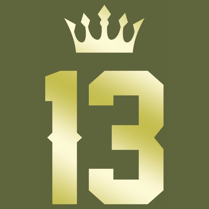 13 Number crown