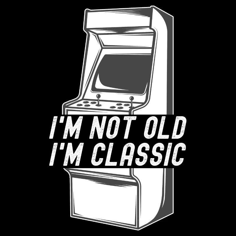 Nicht alt, ich bin klassisch Arcade-Spiele-Konsole
