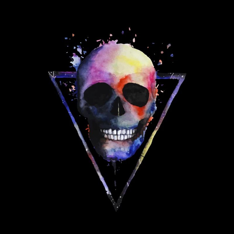 Grunge skull