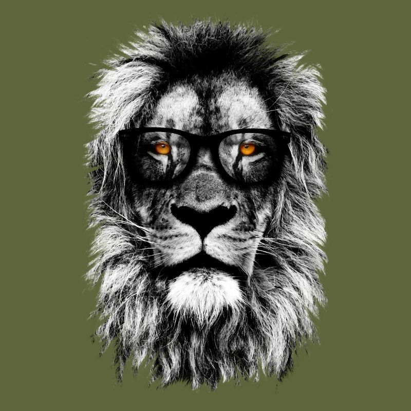 Hipster-Löwe