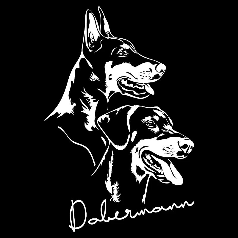 DOBERMANN Dobi Dobie Hund Hunde Portrait