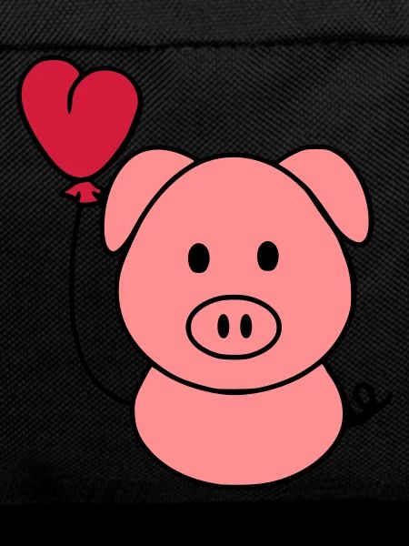 Pigs with heart balloon
