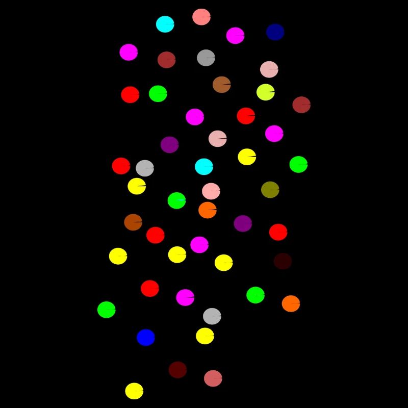 Colorful confetti patterns for festive occasions