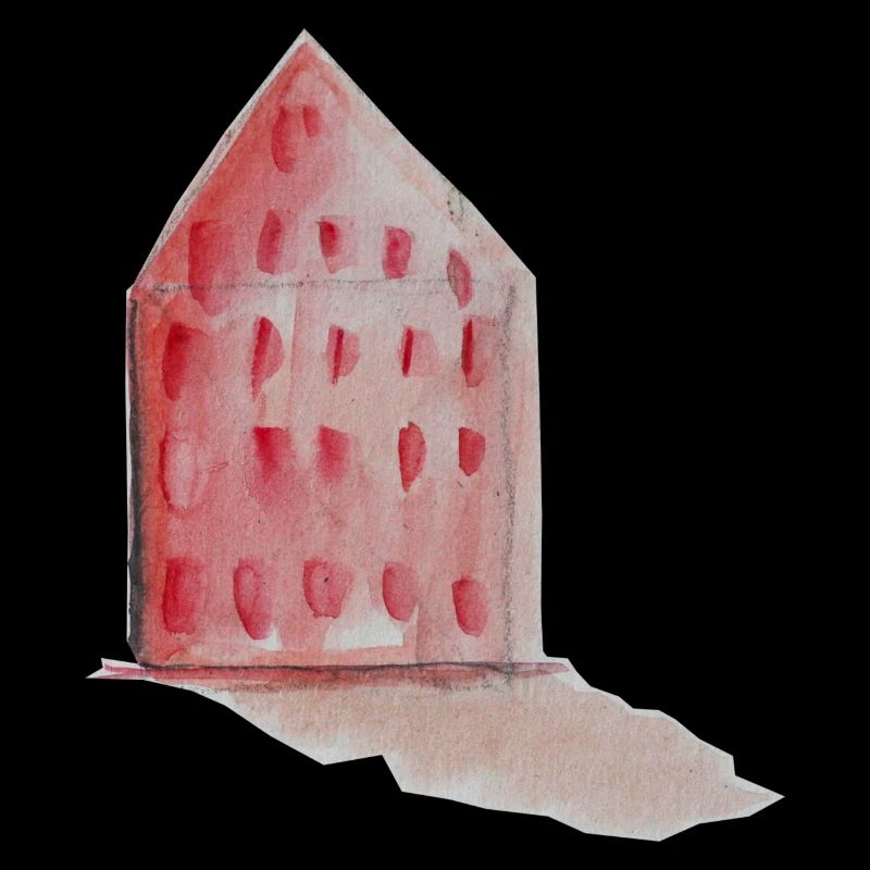 Une maison rouge - soyez un mari :)
