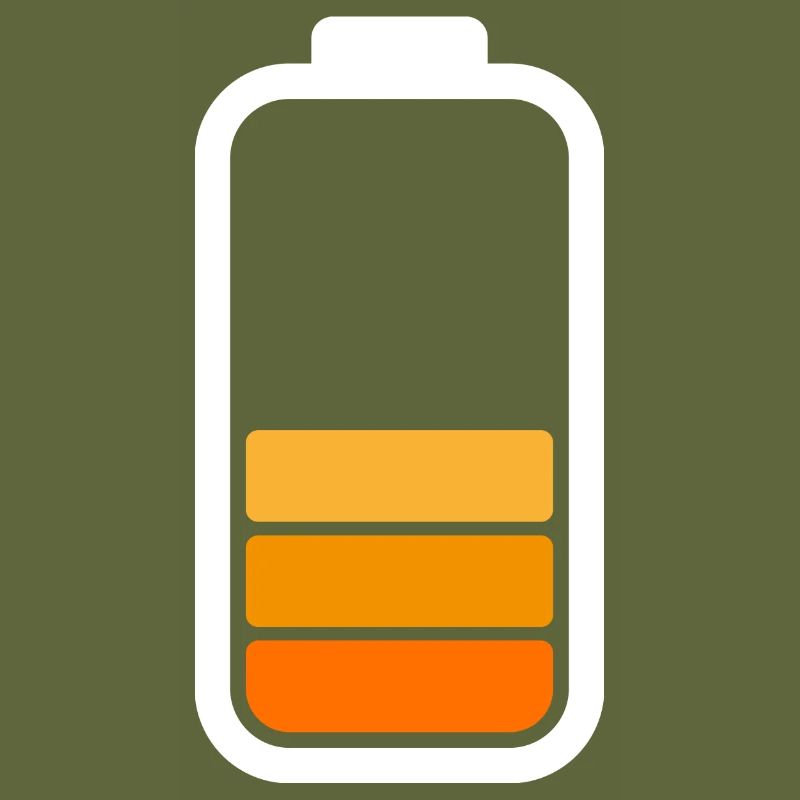 HALF BATTERY - White