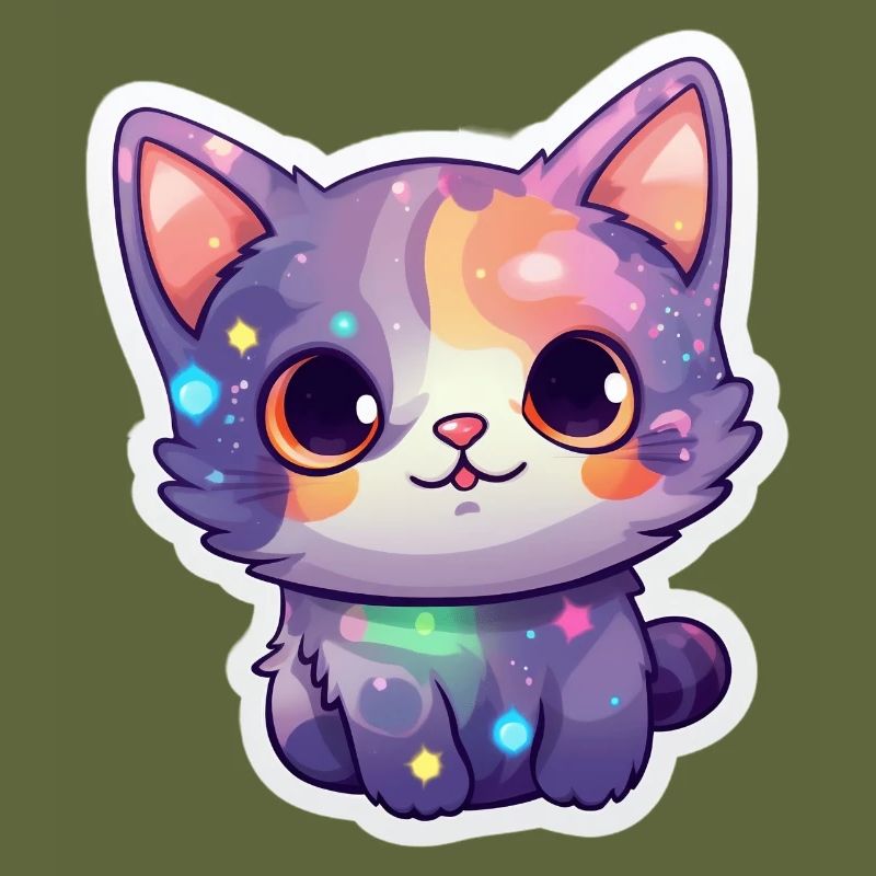 Un mignon petit chat dans l’espace