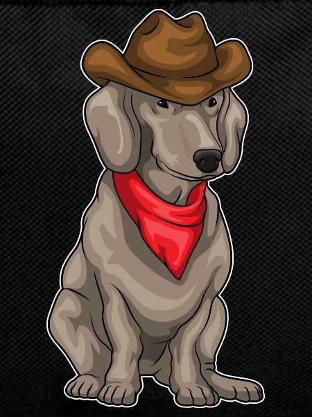Dachshund Cowboy Cowboy Hat
