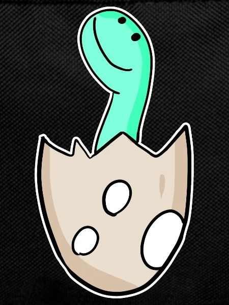 Dinosaur Egg Dino Baby Motif