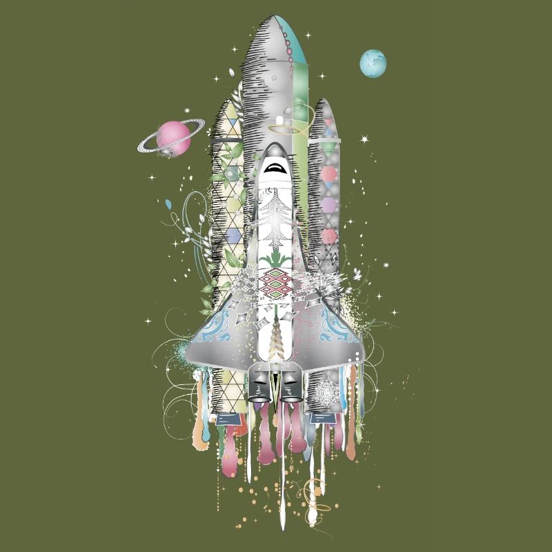 Imaginative Space Shuttle - Artfully Designed
