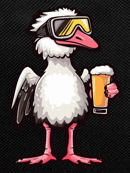 Strauss Après Ski Beer Comic