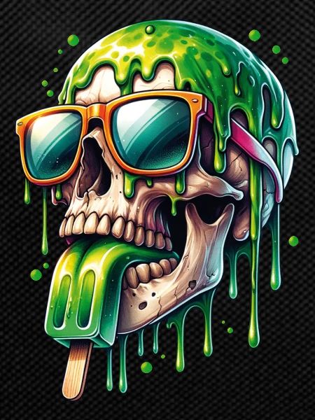 Whimsical Shrill Funny Skull Popsicles