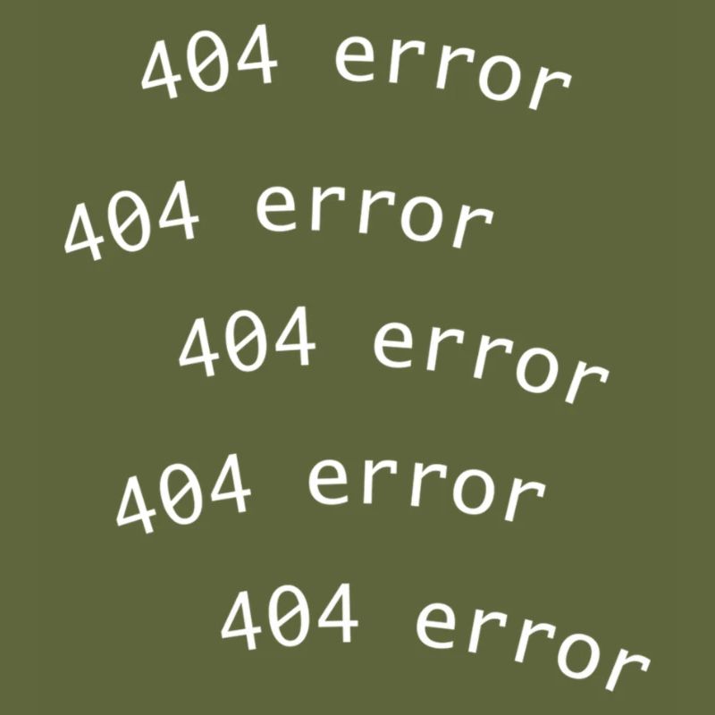 404 error