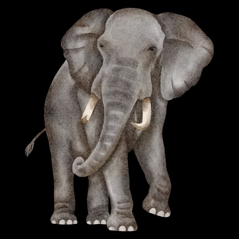 Elefant Aquarell