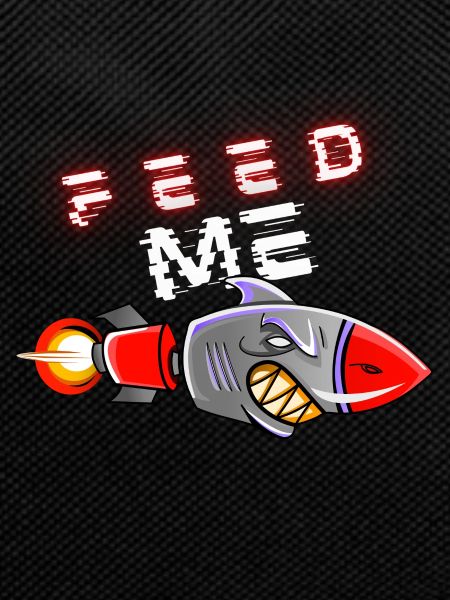 Fütter mich, hungrige Hai-Rakete