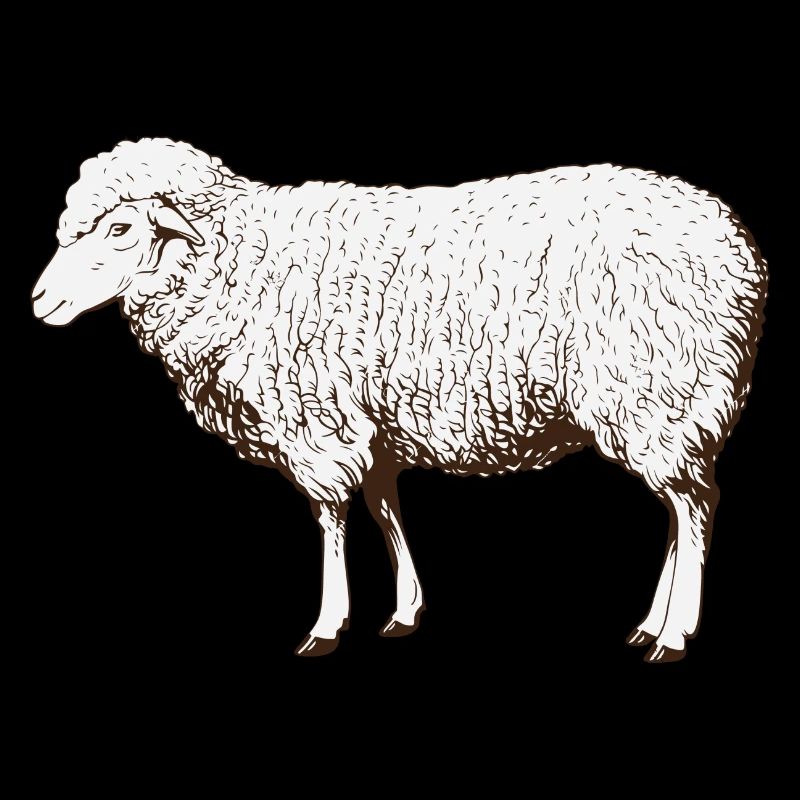 Sheep Sheep Shepherd Farmer Farmer Herd Gift