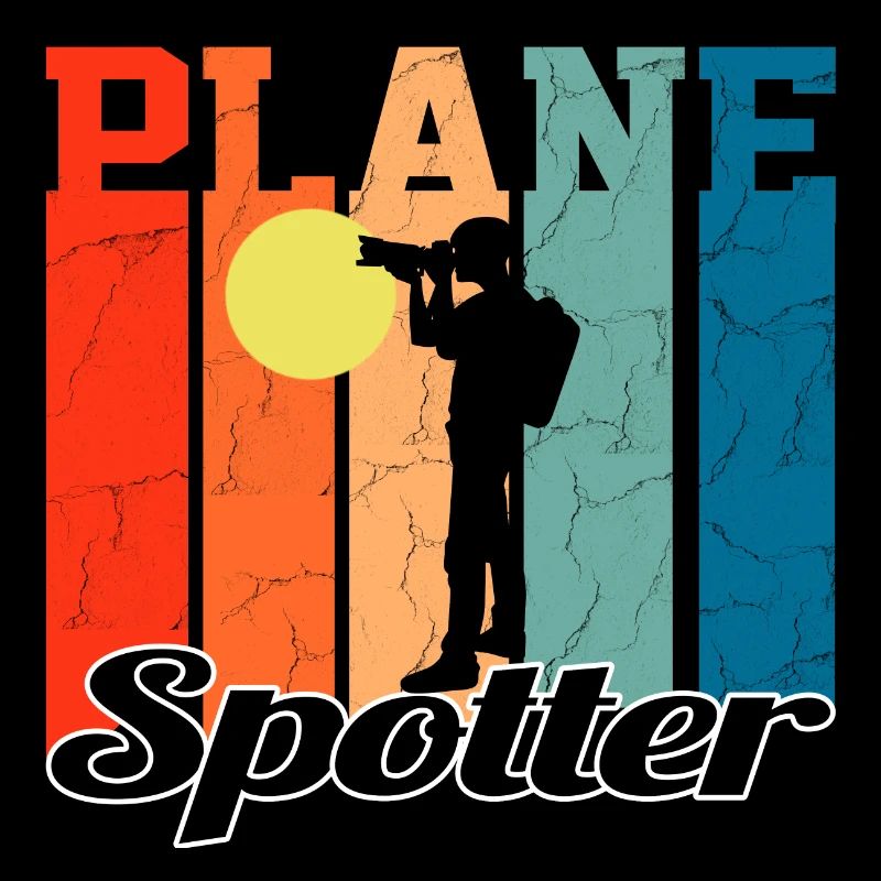Plane Spotter - Vintage Gift Airplane