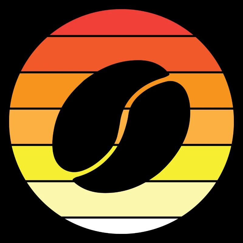 Coffee Bean - Circle, Sunset