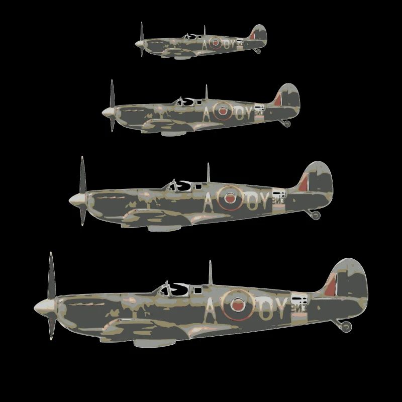 Spitfire Jagdflieger - Retro Geschenk Pilot