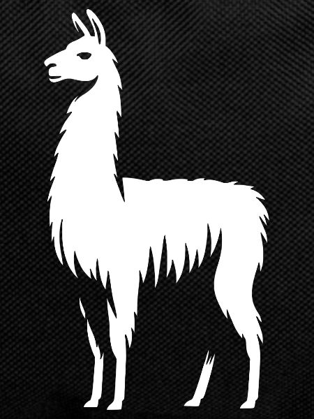 Silhouette de lama