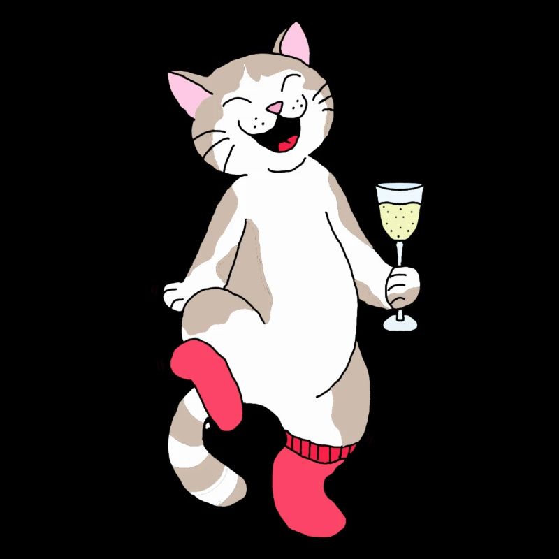 Be.... hat die Katze Socken an