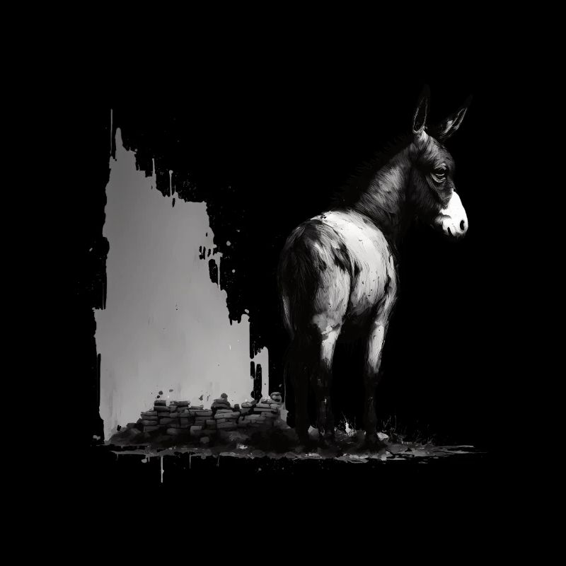 Donkey Artful stencil printing