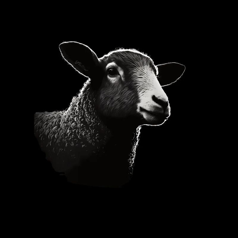 Sheep stencil Art.-nr